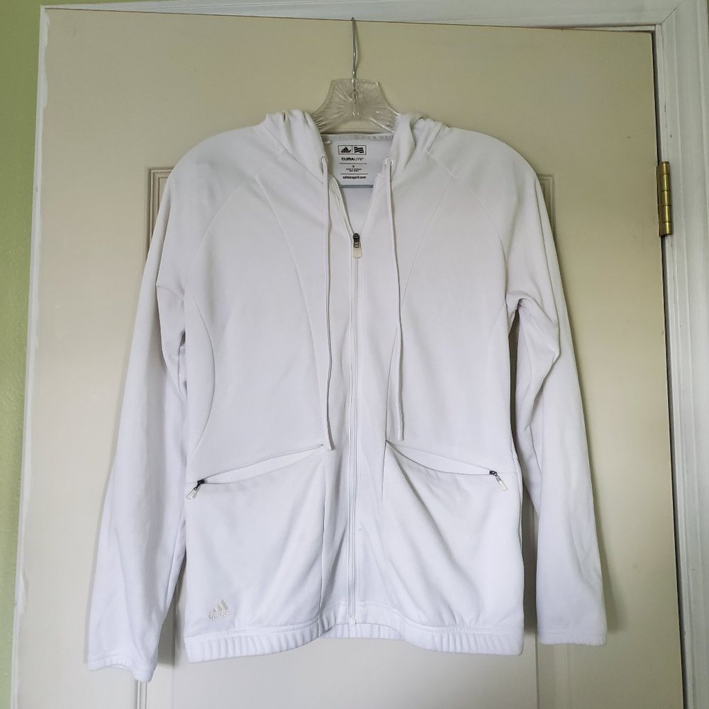 ADIDAS athletic zip-up jacket